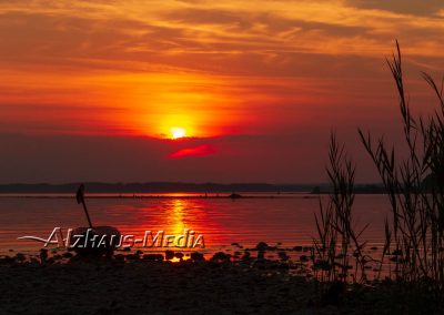 Alzhaus-Media Bildagentur im Chiemgau: Sonnenuntergang am Chiemsee