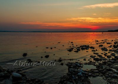 Alzhaus-Media Bildagentur im Chiemgau: Sonnenuntergang am Chiemsee