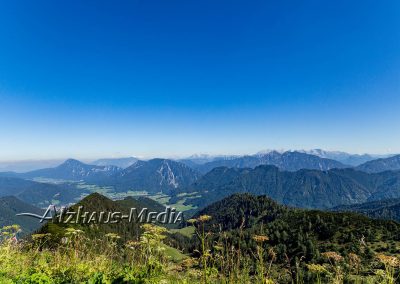 Alzhaus-Media Bildagentur im Chiemgau: Blick vom Hochfelln in Richtung Rauschberg