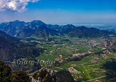 Alzhaus-Media Bildagentur im Chiemgau: Blick vom Rauschberg auf Ruhpolding