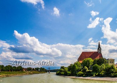 Alzhaus-Media Bildagentur im Chiemgau: Laufen an der Salzach