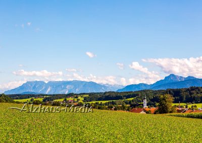 Alzhaus-Media Bildagentur im Chiemgau: Blick auf Waging