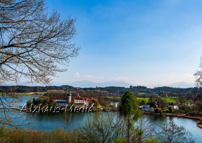 Alzhaus-Media Bildagentur im Chiemgau: Blick auf Kloster Seeon