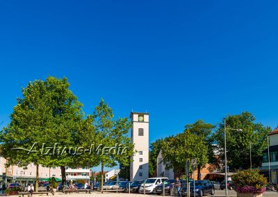 Alzhaus-Media Bildagentur im Chiemgau: Traunreut Stadtplatz