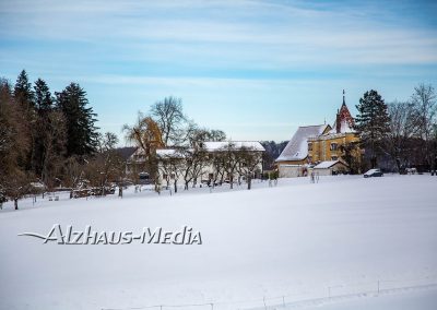 Alzhaus-Media Bildagentur im Chiemgau: Reste der Trostberger Burg und Michaelskapelle