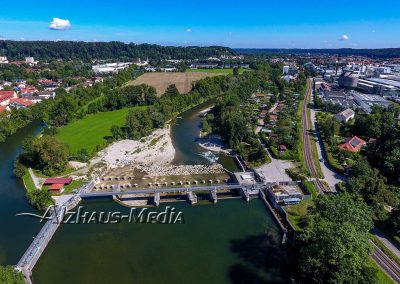 Alzhaus-Media Bildagentur im Chiemgau: Wehrbau und Chemiepark Trostberg