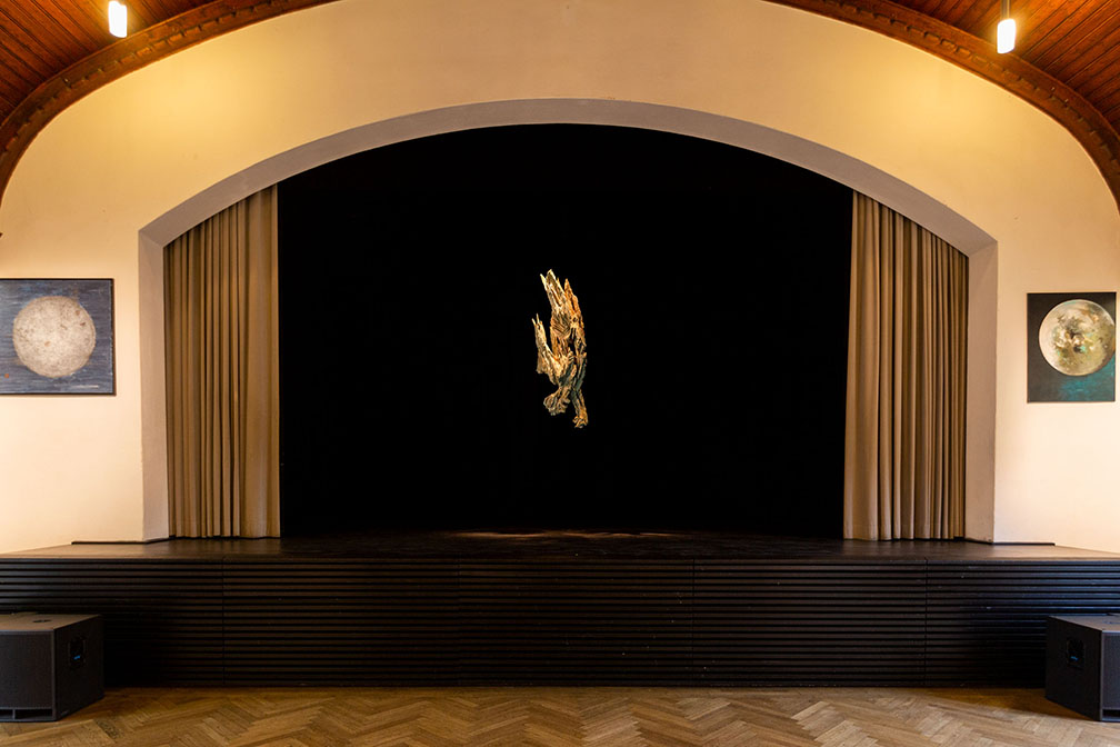 „Ikarus“ von Andreas Kuhnlein bei der Kunstmeile Trostberg 21